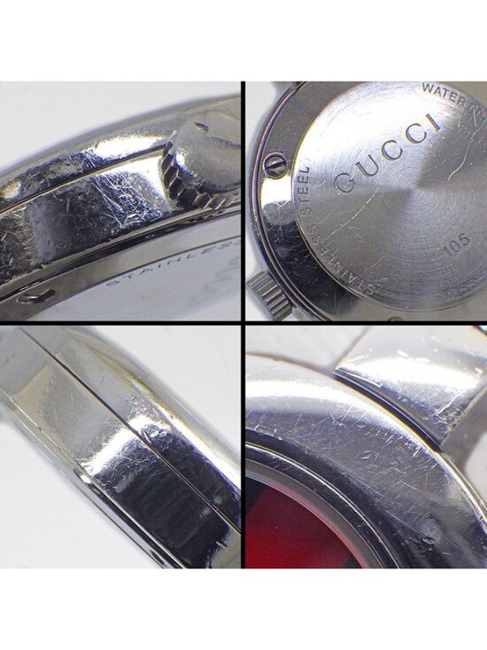Gucci Watch Bangle 105 Sherry Line SS Quartz Analog main image 4